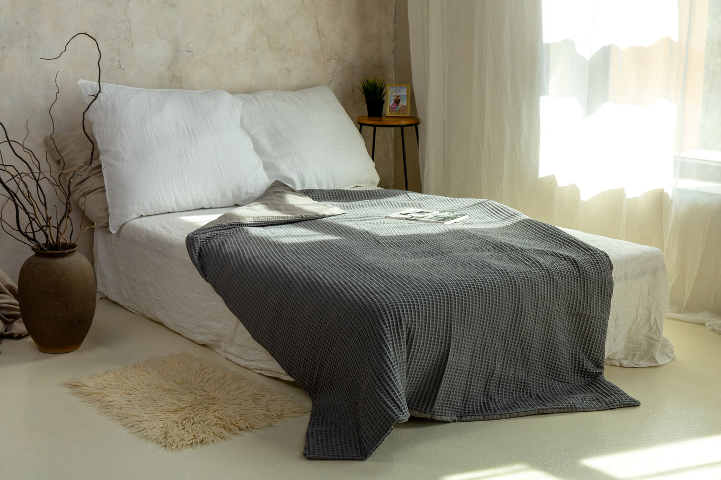 Kołdra obciążeniowa w poszewce waflowej — Family